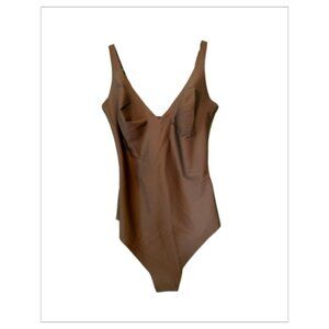 NWOT Brown SKIMS Thong Bodysuit Size L (BB0235)